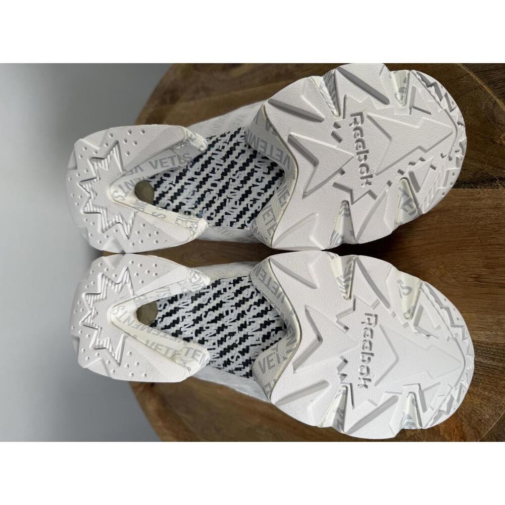 VETEMENTS x Reebok InstaPump Fury Emoji Sneakers White US 4 EU 34.5 NWB - Picture 8 of 13